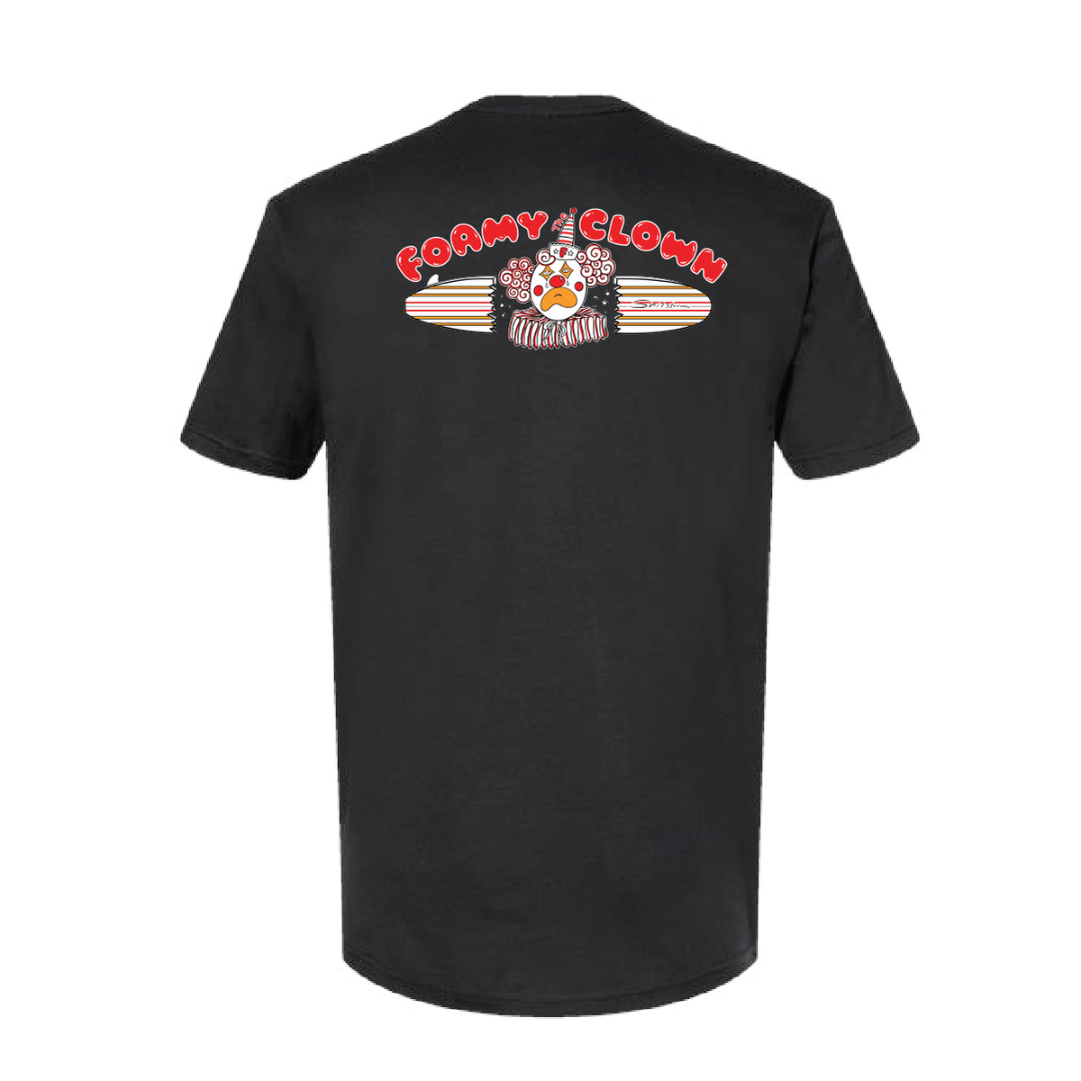 Foamy The Clown - Black S/S